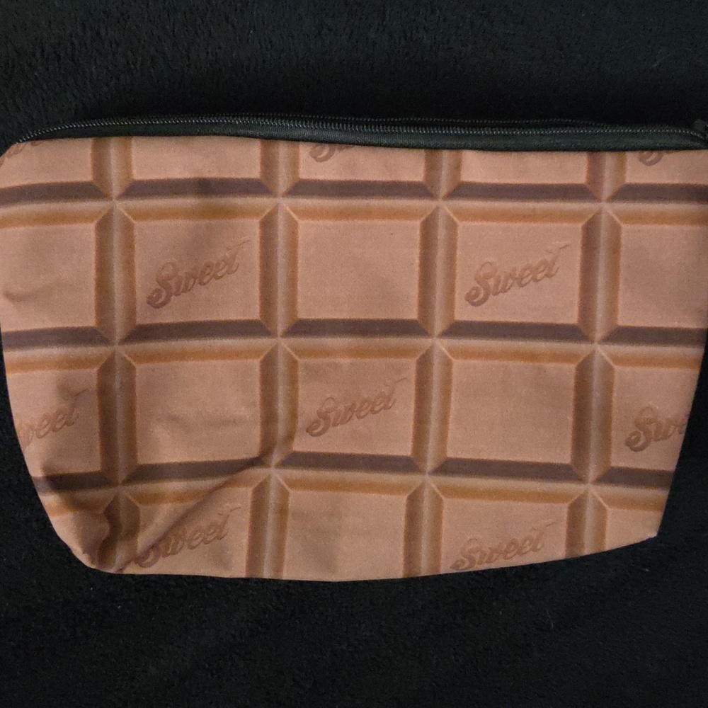 NEW - Cosmetic bag - chocolate - candy bar